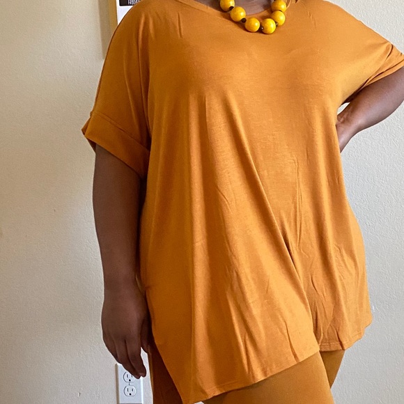 Ash Mustard Plus Size Set - Picture 2 of 4